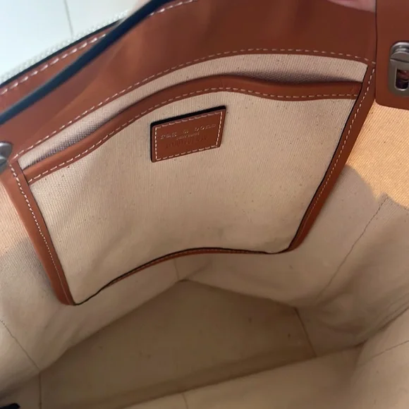 Rag & Bone RB Tool Tote in Olive - Picture 4 of 5